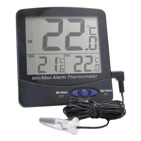 Digital Thermometer, -58 Degrees to 158 Degrees F for Wall or Desk Use