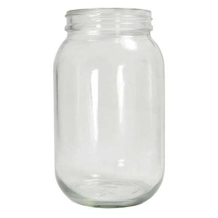 Jar,Translucent,32 oz,Glass,180mm H,PK12
