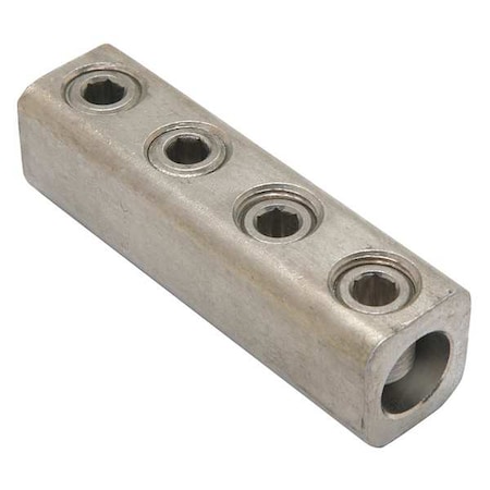 Mechanical Lug, 350 kcmil Max, 2 Conductor, 11/16 in Stud, Aluminum