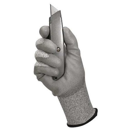 Cut-Resistant Gloves, Cut Level A3 ,Dipped ,Polyurethane ,Smooth ,L 1 PR