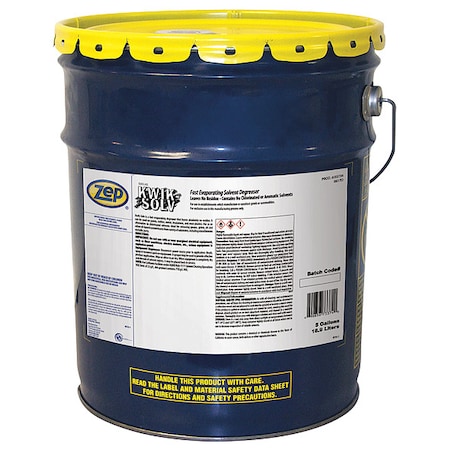Cleaner/Degreaser, 5 gal. Bucket, Liquid, Clear, Colorless