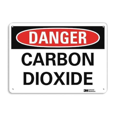 Danger Sign, 10 in H, 14 in W, Plastic, Horizontal Rectangle, English, U3-1148-NP_14X10
