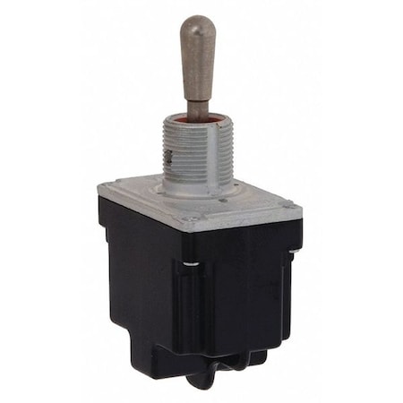 Toggle Switch, DPDT, 6 Connections, Maintained On/Maintained On, 1 hp, 15A at 277V AC