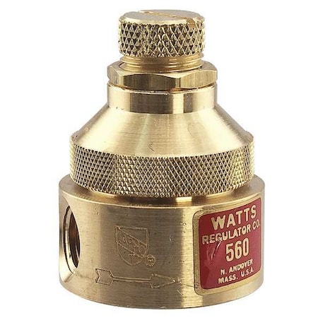 Pressure Regulator,1/8 In,0 to 25 psi