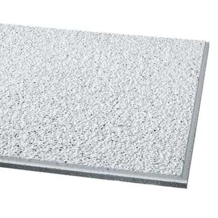Designer Ceiling Tile, 24 in W x 24 in L, Angled Tegular, 15/16 in Grid Size, 16 PK
