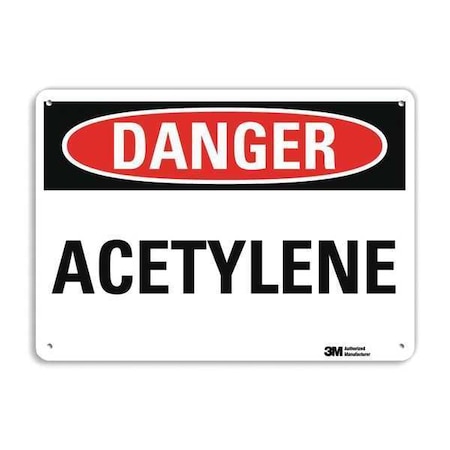 Danger Sign, 7 in H, 10 in W, Plastic, Vertical Rectangle, English, U3-1083-NP_10X7