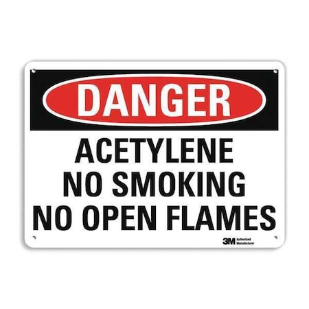 Danger Sign, 7" H, 10" W, Plastic, Vertical Rectangle, English, U3-1084-NP_10X7