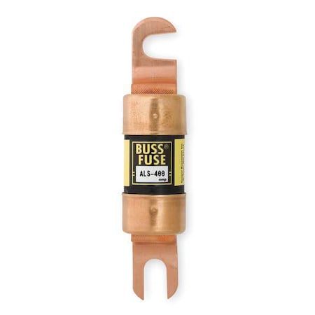 Limiter Fuse, ALS Series, 400A, Fast-Acting, Not Rated, Bolt-On