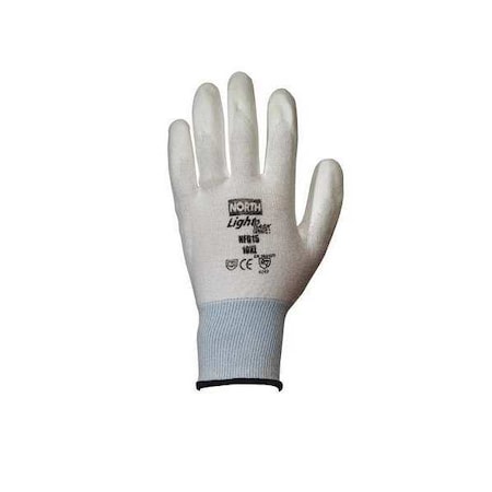Cut Resistant Coated Gloves, Cut Level 2 ,Nitrile ,Black, White ,XL 1 PR