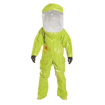 Tychem 10000 Encapsulated Level A Suit,Training,L,PVC