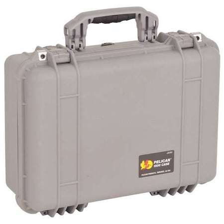 Silver Protective Case, 18-1/2"L x 14.06"W x 6.9"D