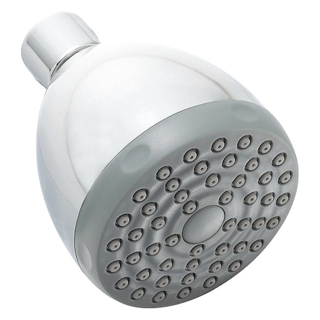 Shower Head, Polished Chrome, Wall