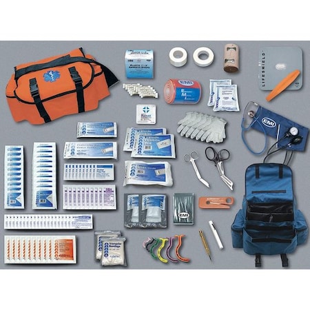 Response Kit, Nylon Bag, 149 Components, 8 People Served