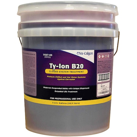 Cooling Water Treatment,Ty-Ion C70,5 gal