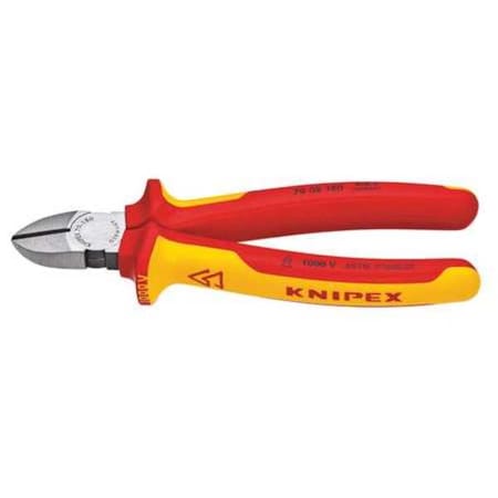 7 1/4 in 70 Diagonal Cutting Plier Standard Cut Narrow Nose Insulated