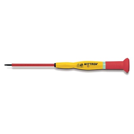 Insulated Precision Slotted Screwdriver 3/32 in Round