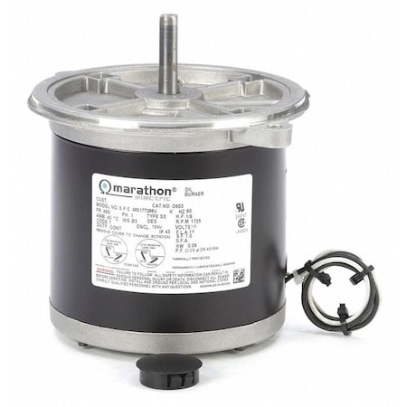 Oil Burner Motor, 1/2 hp