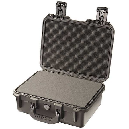 Black Protective Case, 14.2" L x 11.4" W x 6-1/2" D