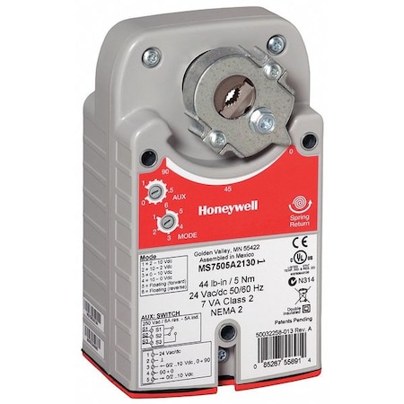 Electric Actuator,44 in.-lb.,-22 to 149