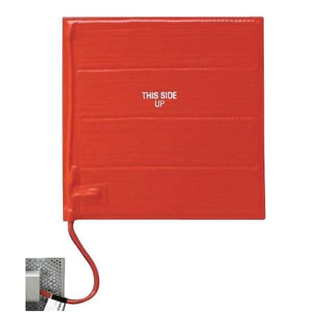 Heating Blanket, Silicone Rubber, 120V, 1440W, 24"W x 24"L