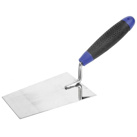 Bucket Trowel,7 x 4-1/2,SS,SoftGrip