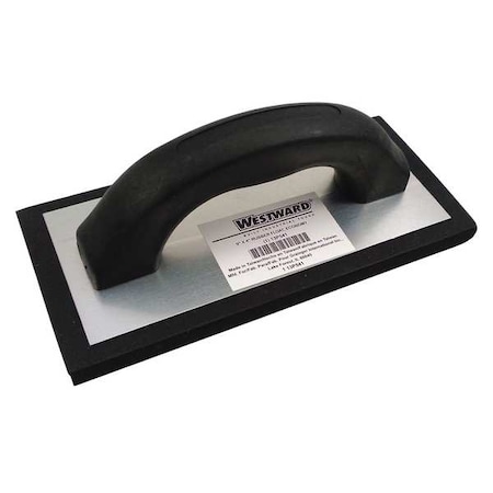 Concrete Float,9 x 4 x 5/8 In,Rubber