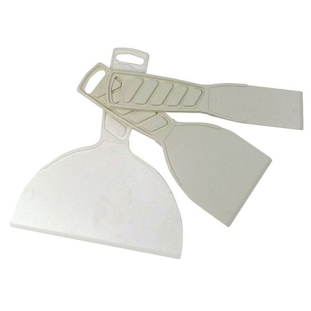 Putty Knife Set,Flex,1-1/2,3,6" W,3 Pc.