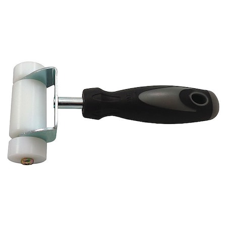 Carpet Seam Roller,3-1/2 In,Stl,Smooth