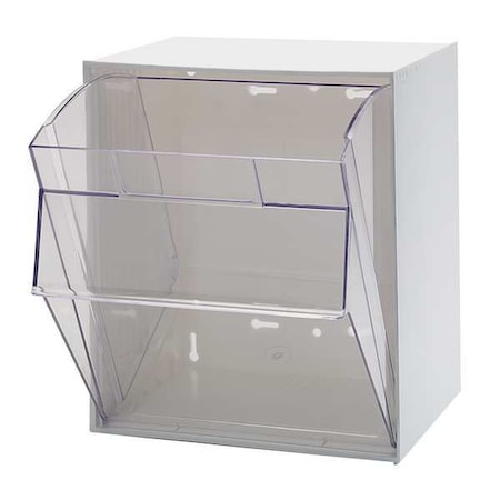 Bin Unit, 1 Tip Out Bins, White