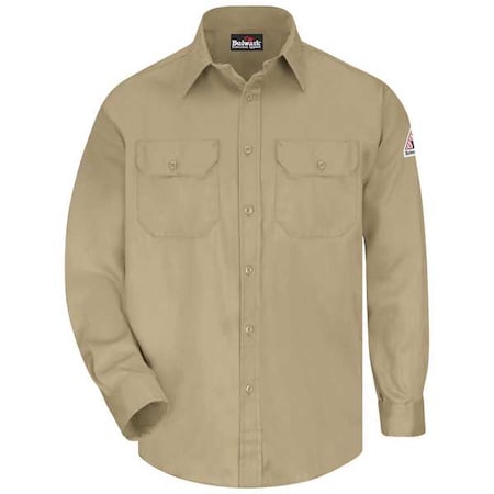 Men's Flame-Resistant Collared Shirt, 9.1 cal/sq cm, 2XL, ComforTouch(R)