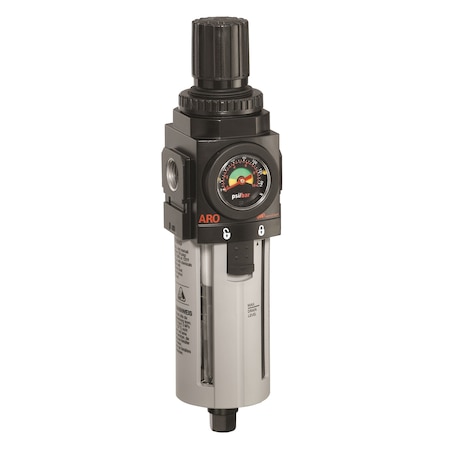 Filter-Regulator,3/8",NPT,132 scfm