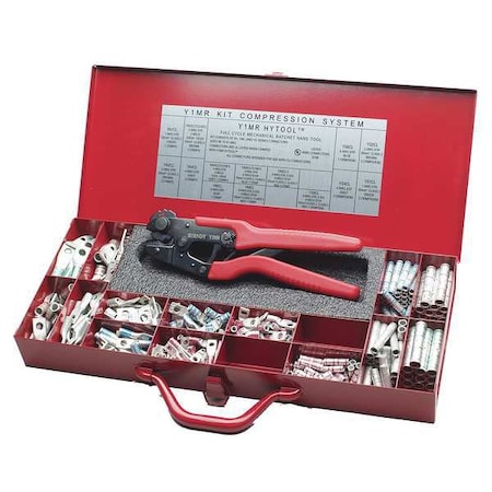 17.35" Crimper and Connector Kit 16 to 4 AWG