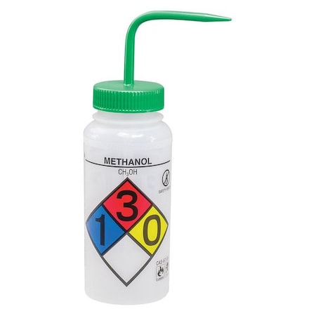 Wash Bottle 16 oz., Mouth: Wide, PK4