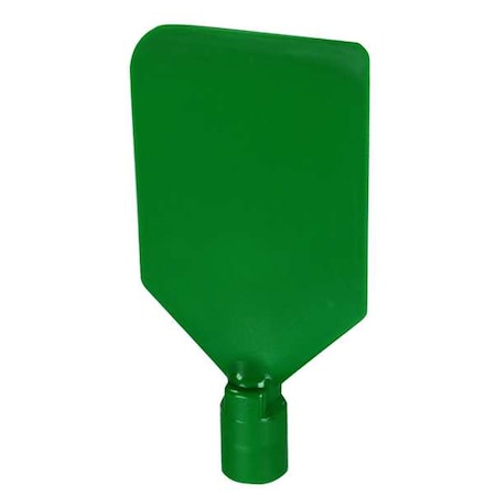 Paddle Scraper,4-1/2 x 6 in,Nylon,Green