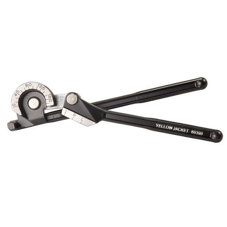 Tube Bender, 1/4 in, 5/16 in, 3/8 in, 15/16 in for Copper, Brass, Aluminum, Steel, and Soft Stainless Steel, 14 in