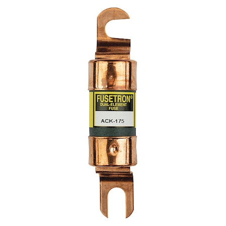 Forklift Limiter Fuse, ACK Series, 175A, Time-Delay, Not Rated, Bolt-On