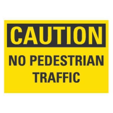 Caution Sign, 10 in H, 14 in W, Reflective Sheeting,  Horizontal Rectangle, LCU3-0279-RD_14x10