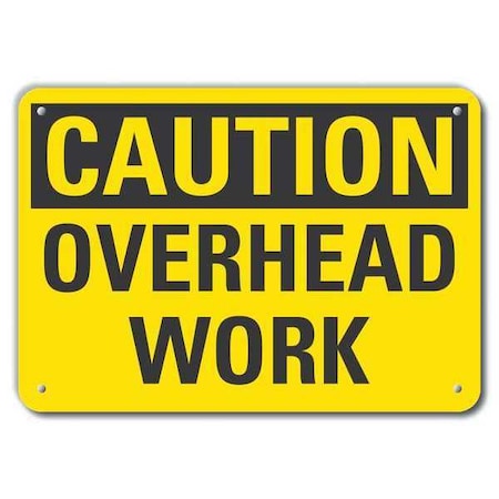 Overhead Work, 14 in W x 10 in H, Horizontal Rectangle, Aluminum, LCU3-0226-RA_14x10
