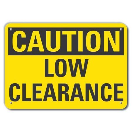 Low Clearance, 10 in W x 7 in H, Vertical Rectangle, Aluminum, LCU3-0225-RA_10x7