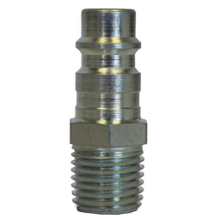 Coupler Plug,(M)NPT,1/4,Steel