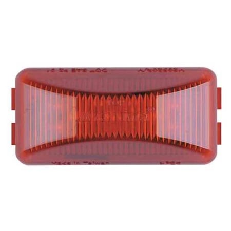 Clearance Light, LED, Red, Surf, Rect, 2-1/2L