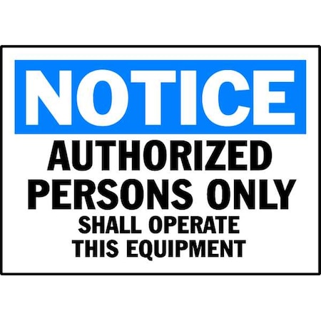 Equipment Label,3-1/2 In. H,5 In. W,PK5, 86259