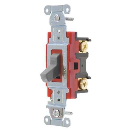 Wall Switch,Gray,1-Pole Type,1 to 2 HP