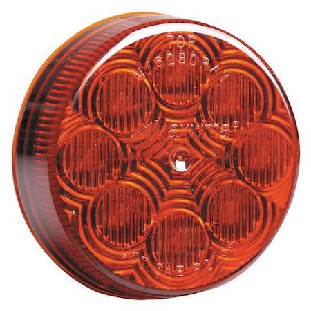 Clearance Marker Light,Red,2-1/2" Dia.