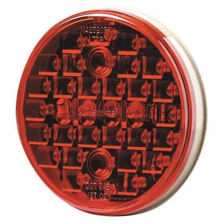 Stop/Tail/Turn Light,Red,2" D,Round