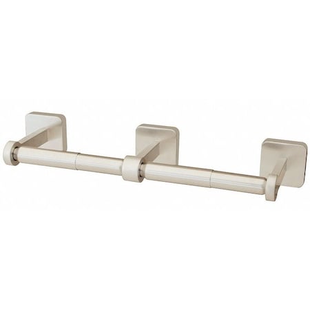 Toilet Paper Holder,(2) Rolls,Brushed
