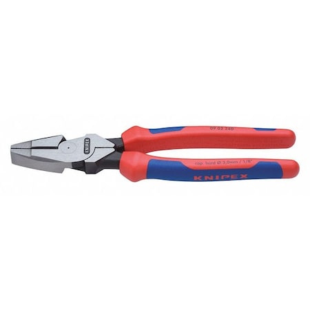 9 1/4 in Linemans Plier High Leverage, Steel