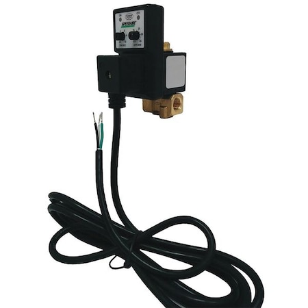 Auto Drain Valve, 208-240V, 1/2 In., Amps AC: 0.3 A