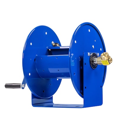 Hand Crank Hose Reel, 100 ft 3/8 in ID, 12 in Length x 9 1/2 in Width x 13 in Height, Nitrile, Brass