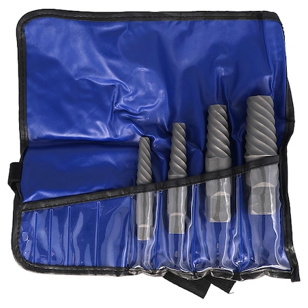 Screw Extractor 4pc Set 800 Chicago-Latrobe No 6, No 7, No 8, & No 9